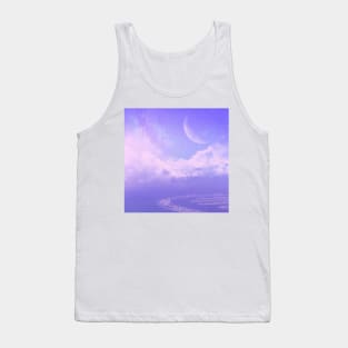 Cloudy Day at The Palm Jumeirah, Dubai Tank Top